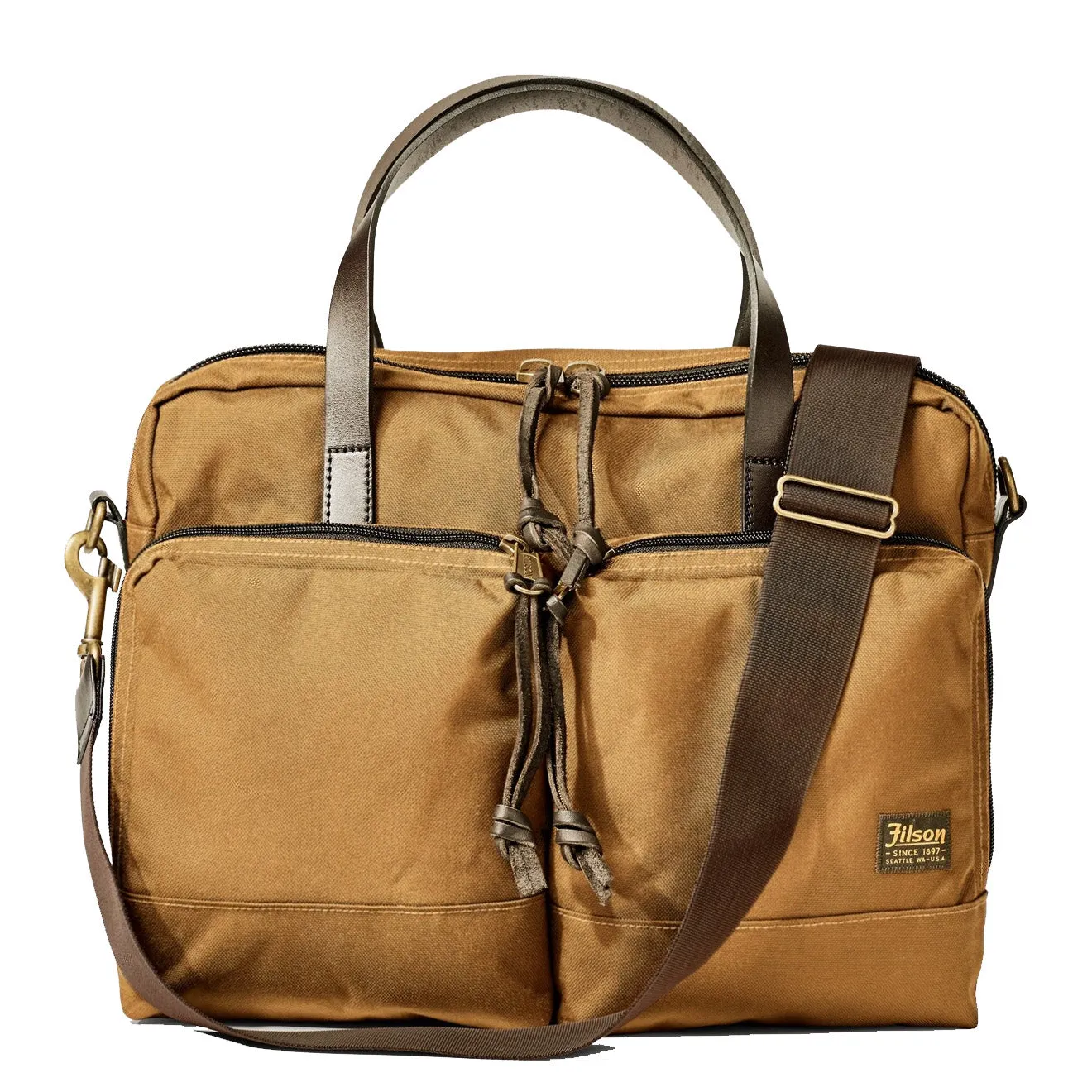 Filson Dryden Briefcase Whiskey