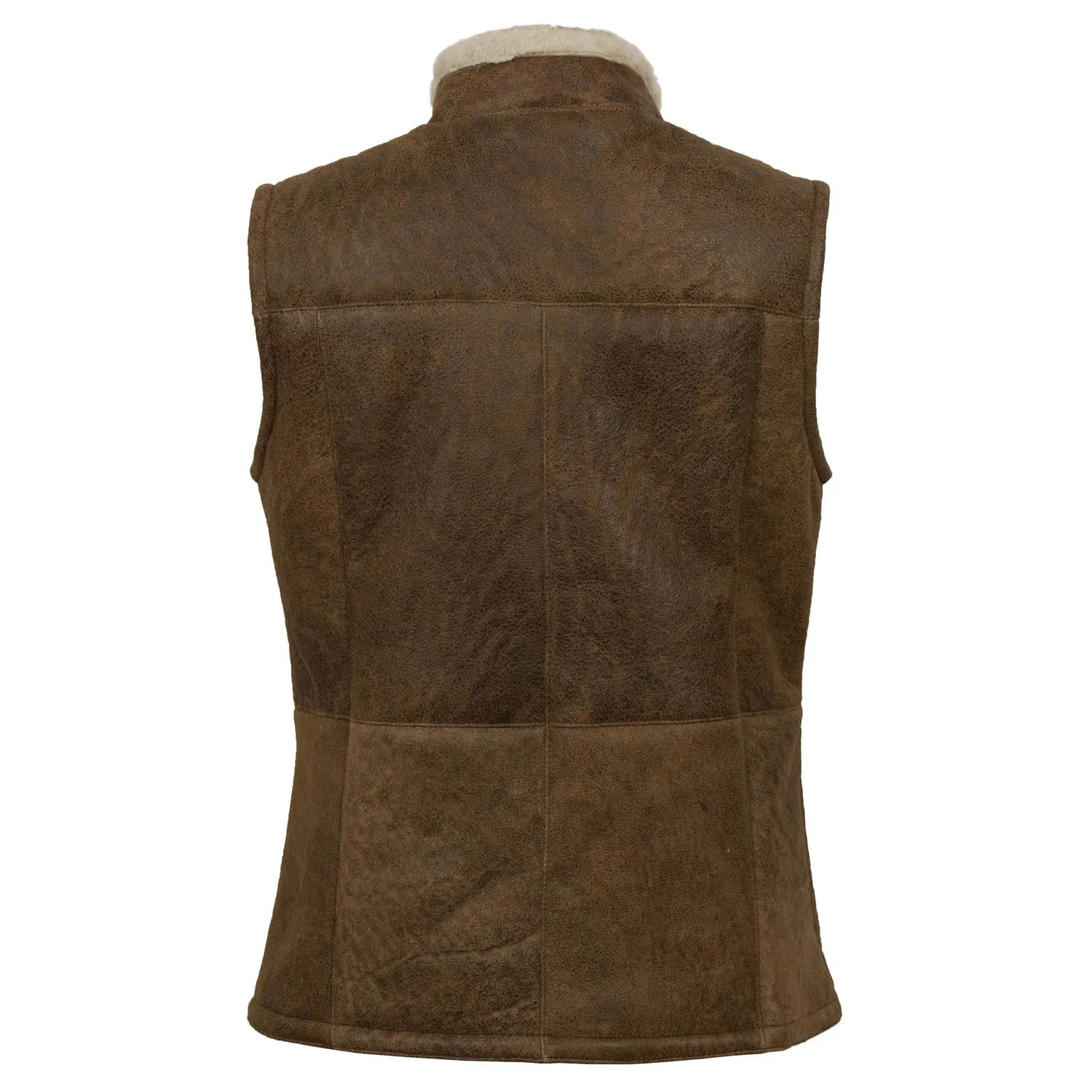 Gilly: Women's Vintage Antique Sheepskin Gilet