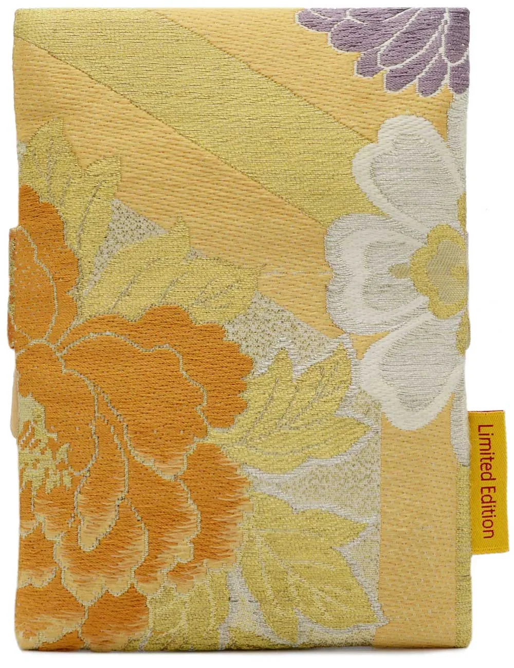 Golden Garden - Japanese vintage silk foldover pouch