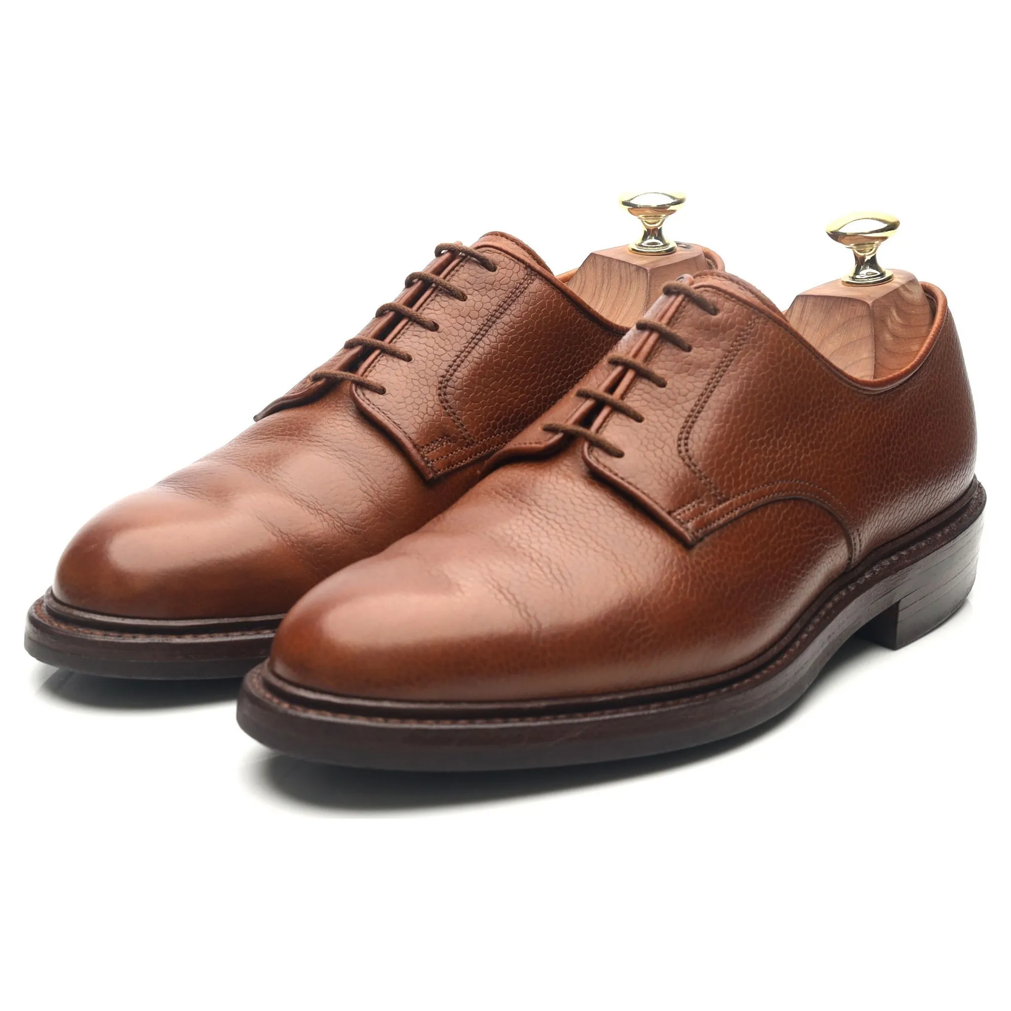 'Grasmere' Tan Brown Leather Derby UK 7 E