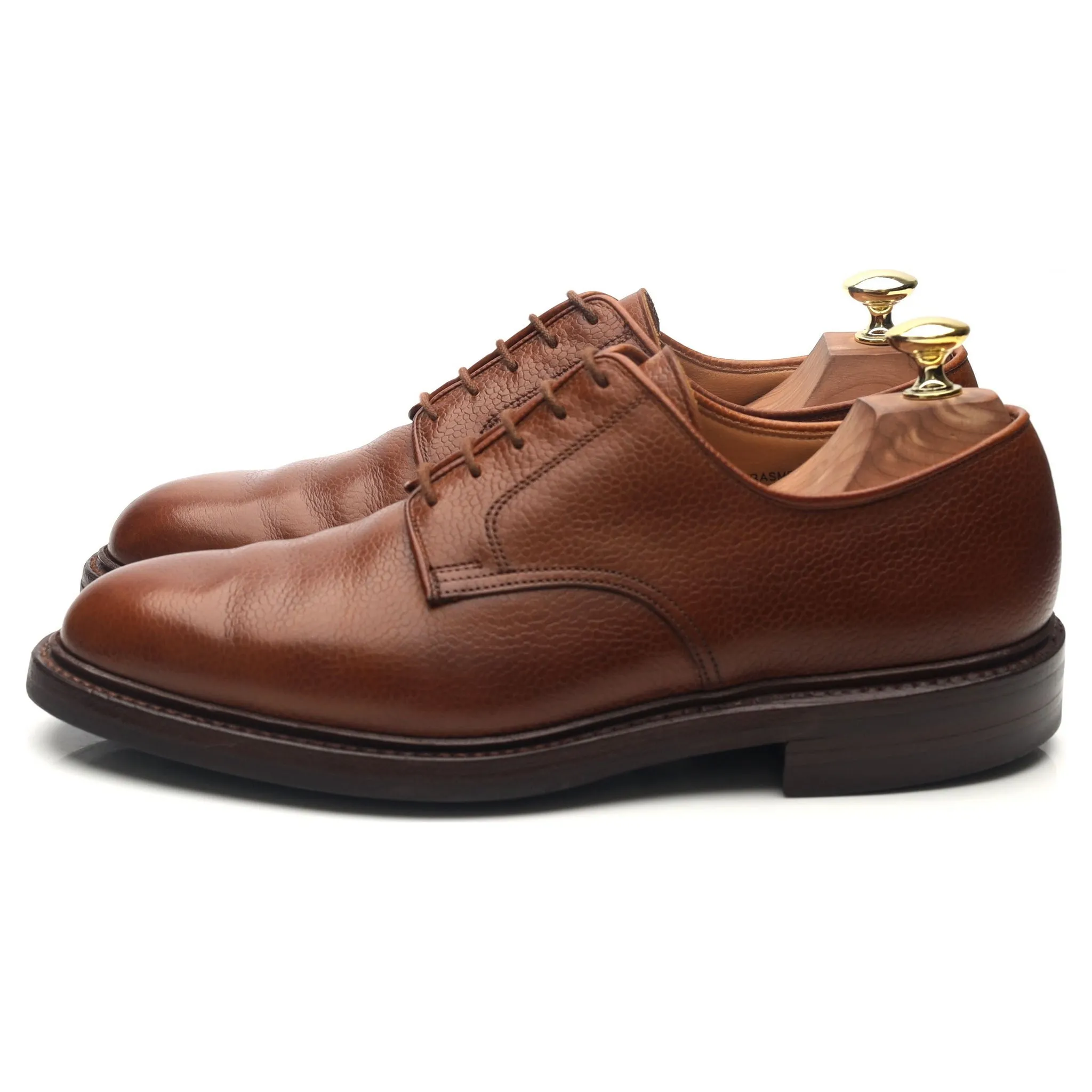 'Grasmere' Tan Brown Leather Derby UK 7 E