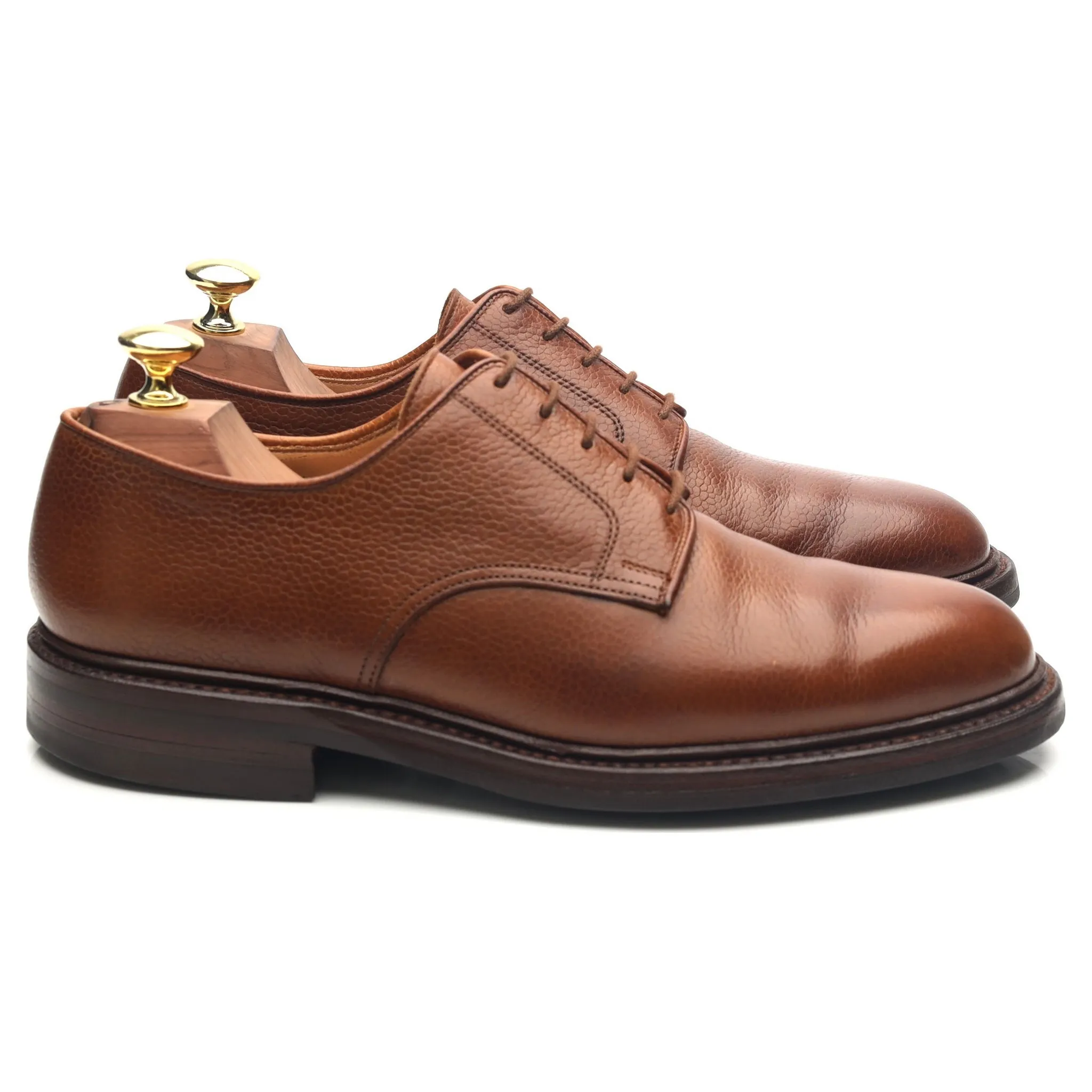 'Grasmere' Tan Brown Leather Derby UK 7 E