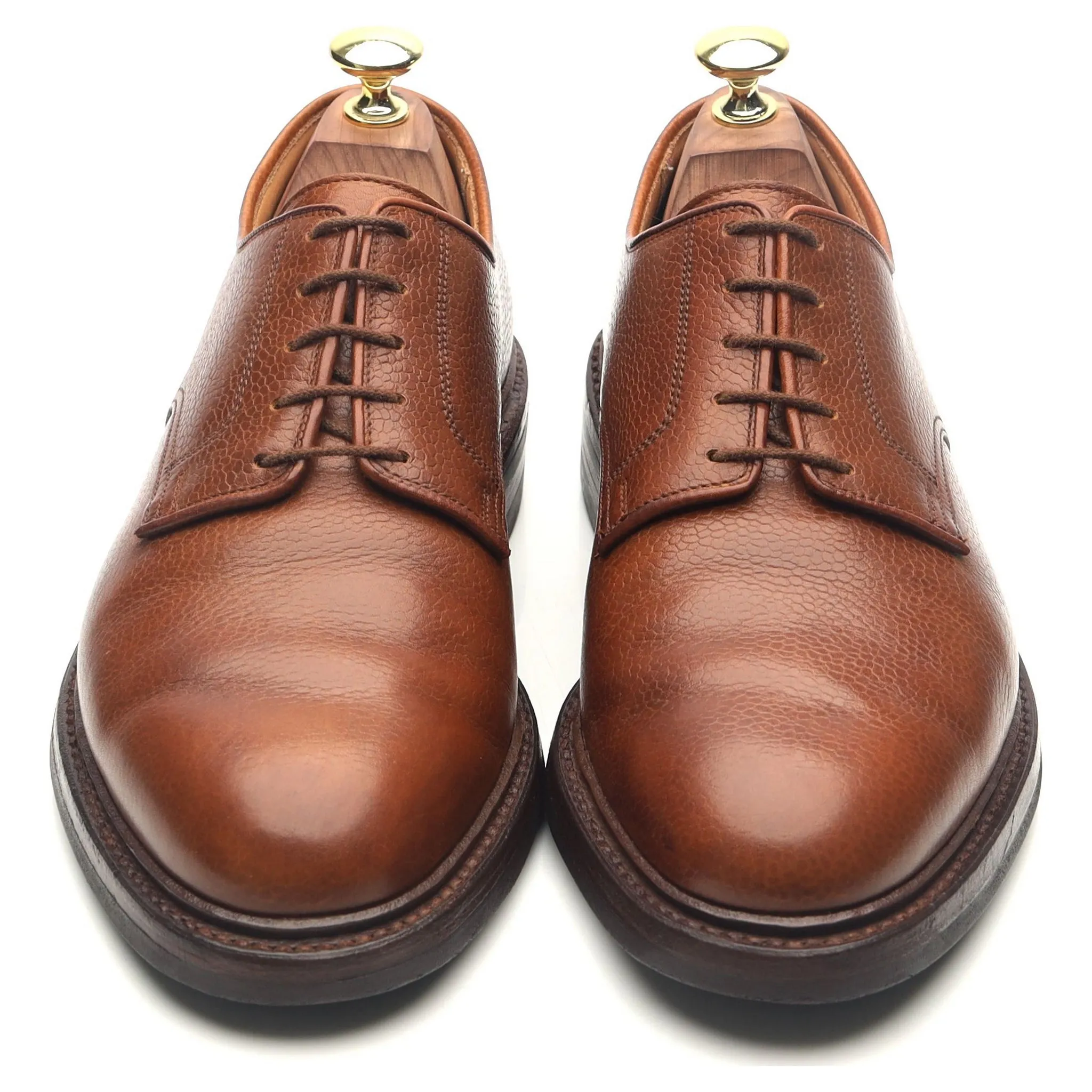 'Grasmere' Tan Brown Leather Derby UK 7 E