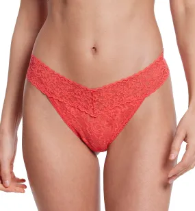 Hanky Panky Signature Lace Original Rise Thong (4811P) - Hibiscus Bloom