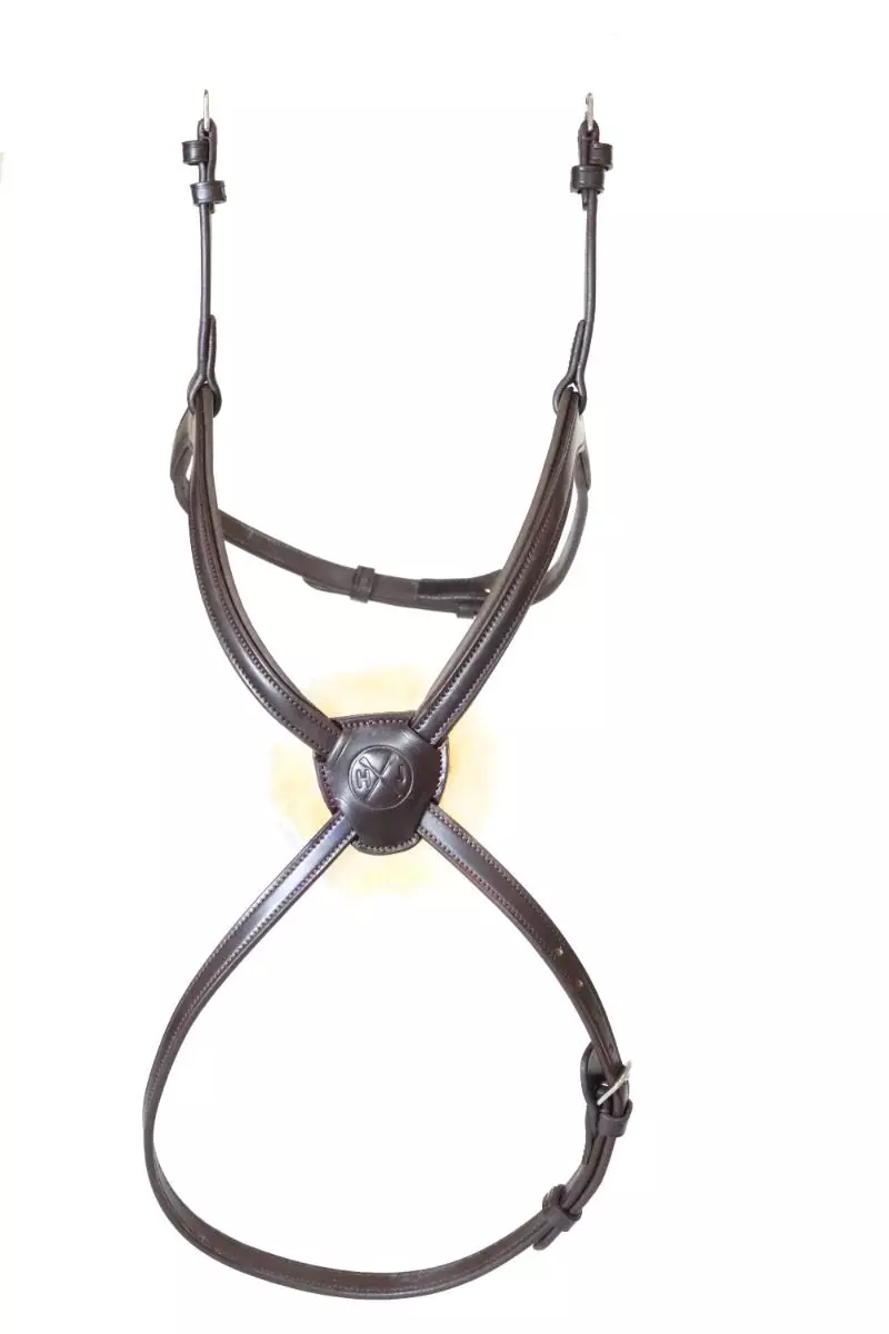 Henry James Figure 8 Sheepskin Grackle Noseband