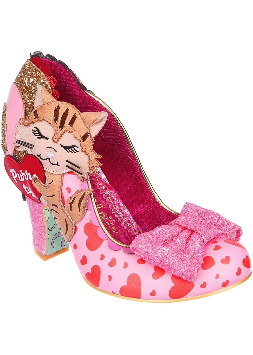 Irregular Choice Smitten Kittens Cat Pumps Pink