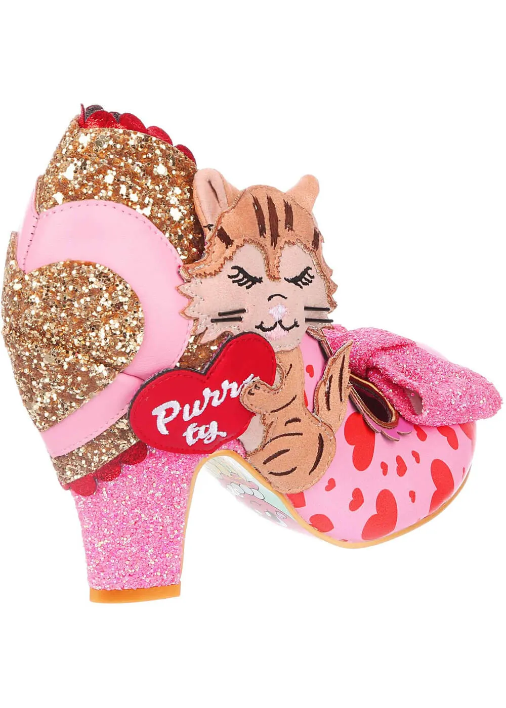 Irregular Choice Smitten Kittens Cat Pumps Pink