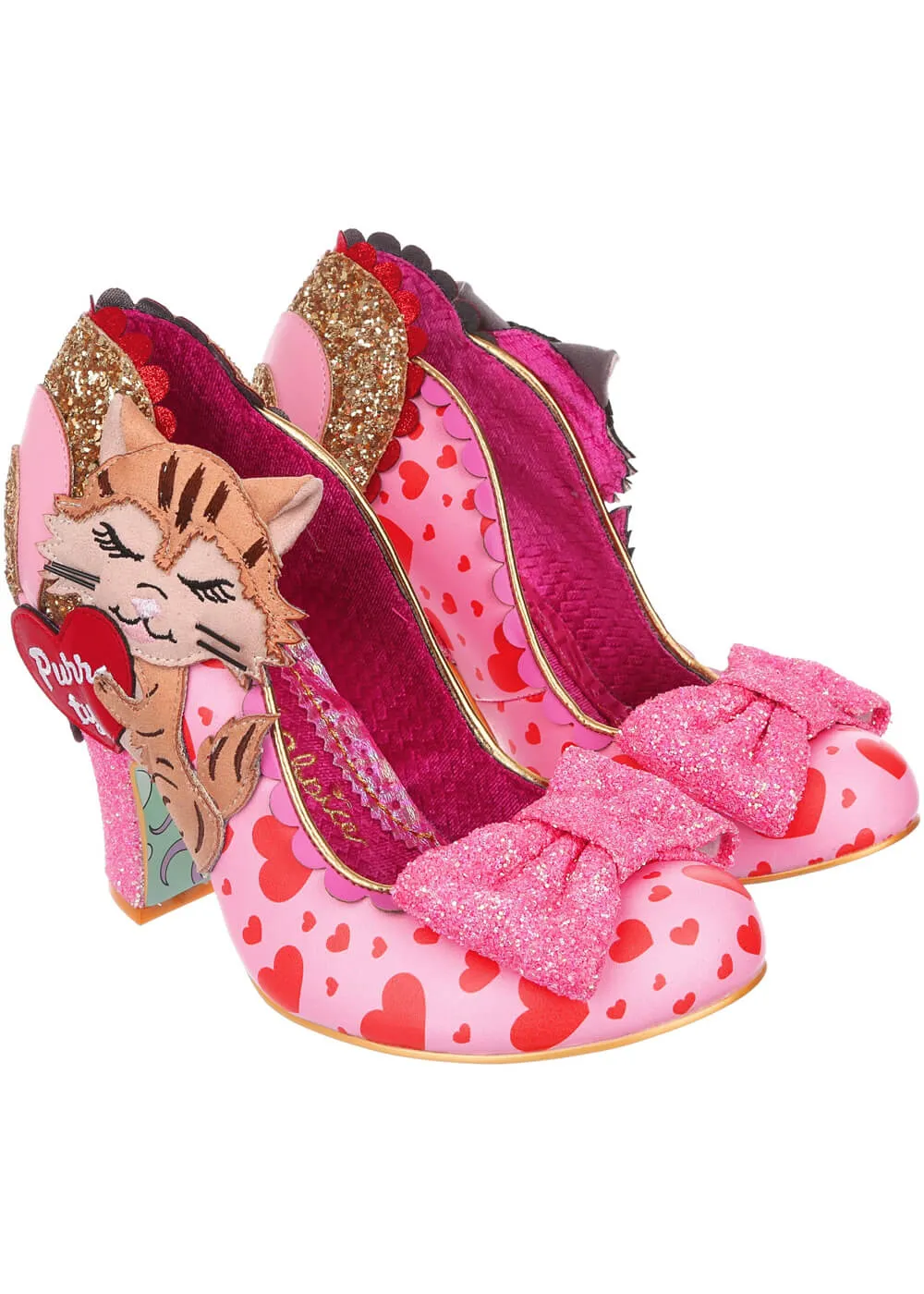 Irregular Choice Smitten Kittens Cat Pumps Pink