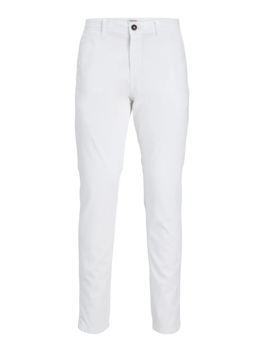 Jack & Jones Marco Bowie Slim Chinos White