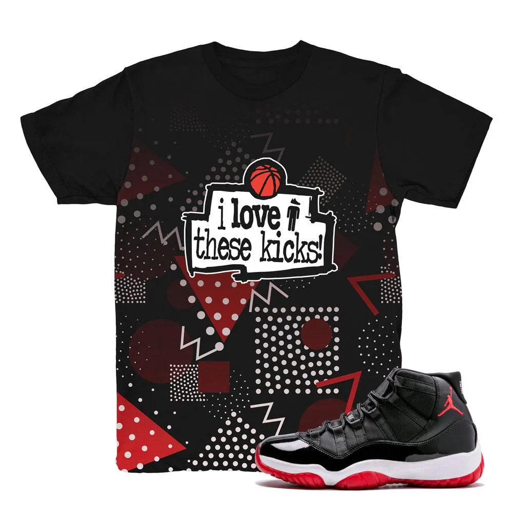 Jordan 11 Bred Love Kicks Shirt