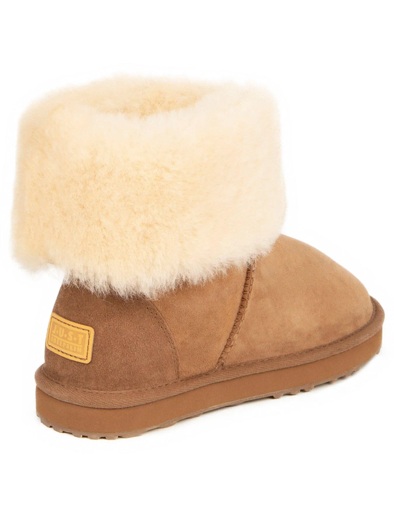 Just Sheepskin Ladies Cornwall Sheepskin Boot - Chestnut