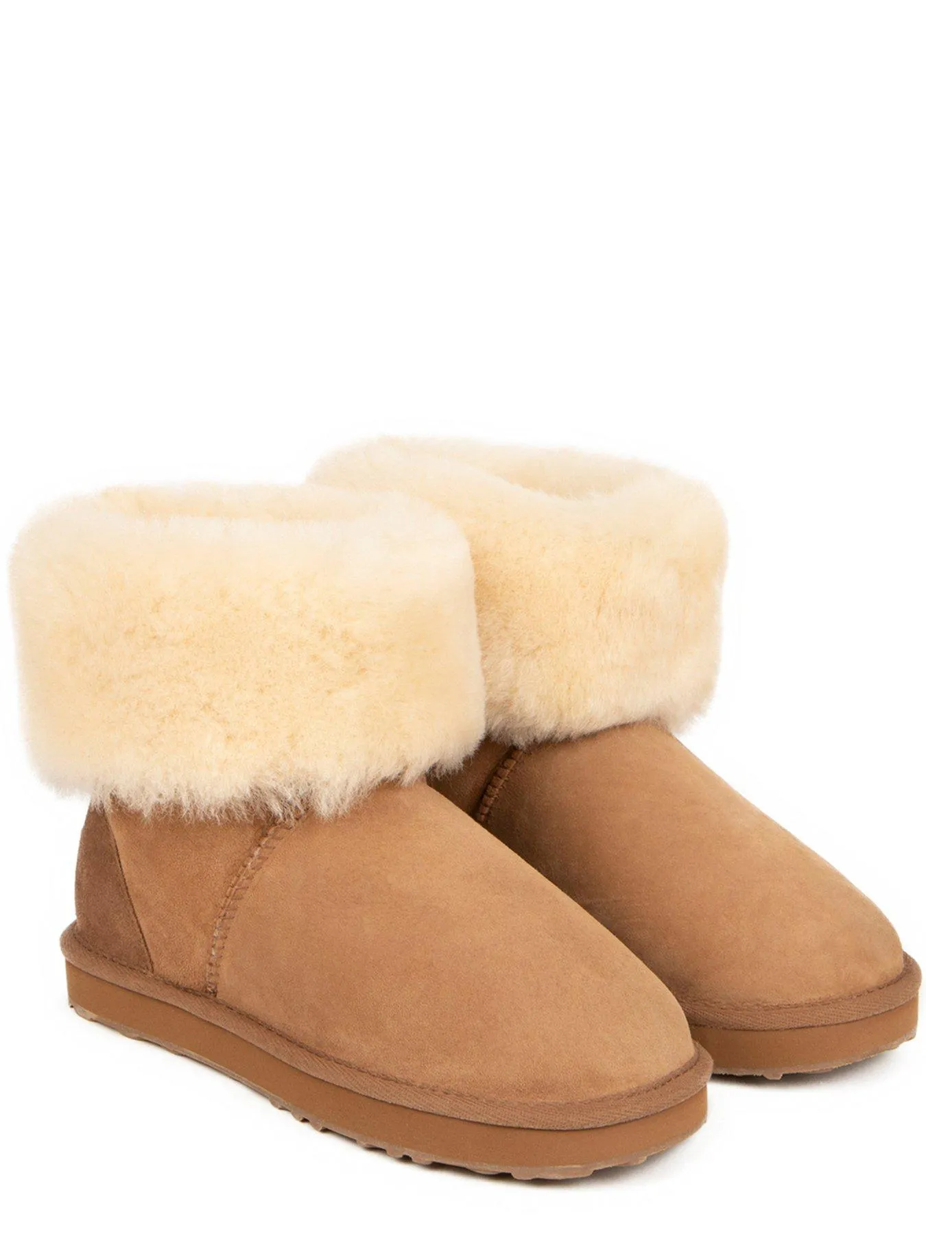 Just Sheepskin Ladies Cornwall Sheepskin Boot - Chestnut