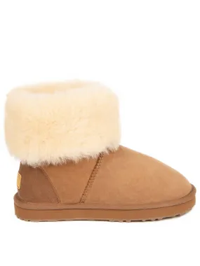 Just Sheepskin Ladies Cornwall Sheepskin Boot - Chestnut