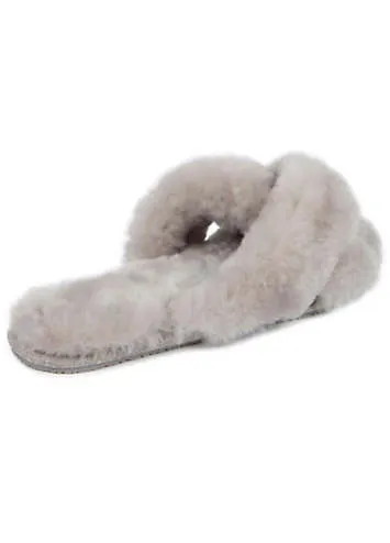 Just Sheepskin Ladies Daisy Sheepskin Slippers | Kaleidoscope