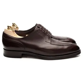 'Keble' Dark Brown Leather Derby Split Toe UK 8.5 E