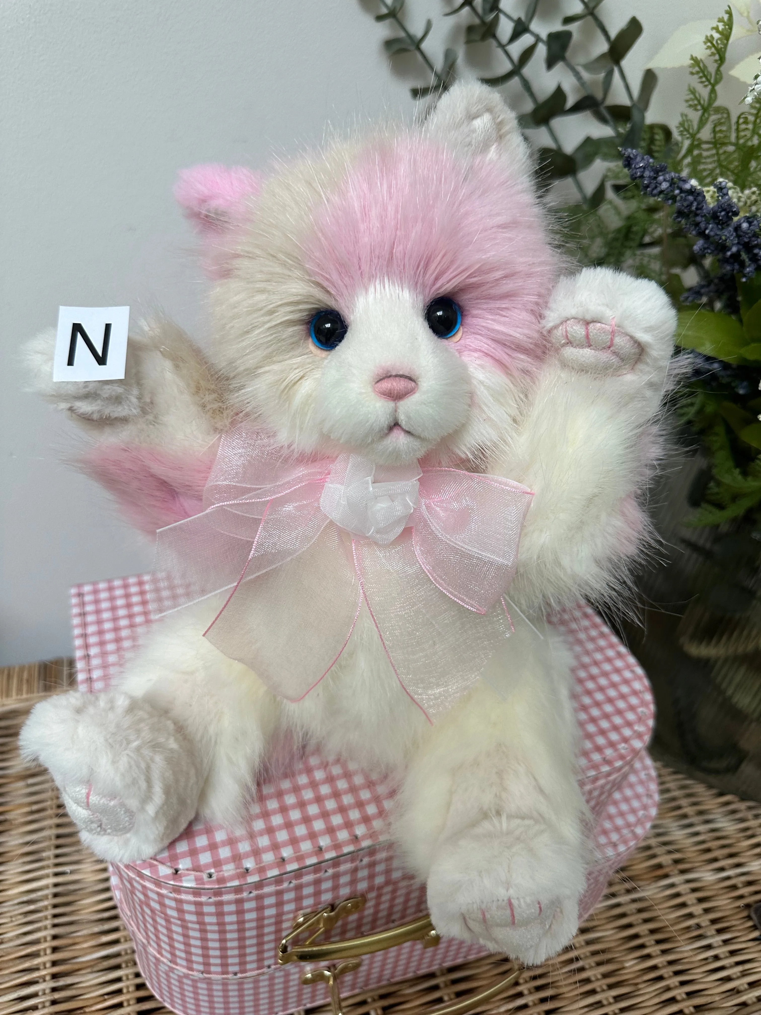 Kitty Kat Charlie Bears Secrets Collection Plush Kitten Cat