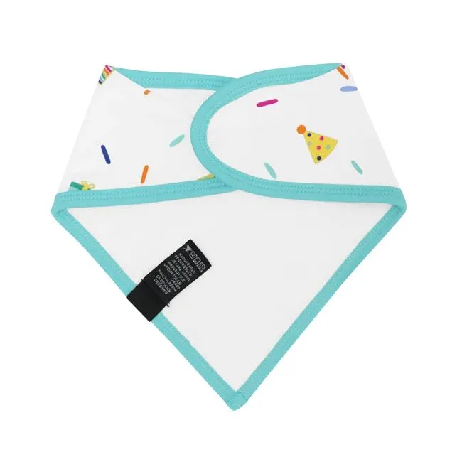 Kyte Baby Printed Bib in Cloud Party