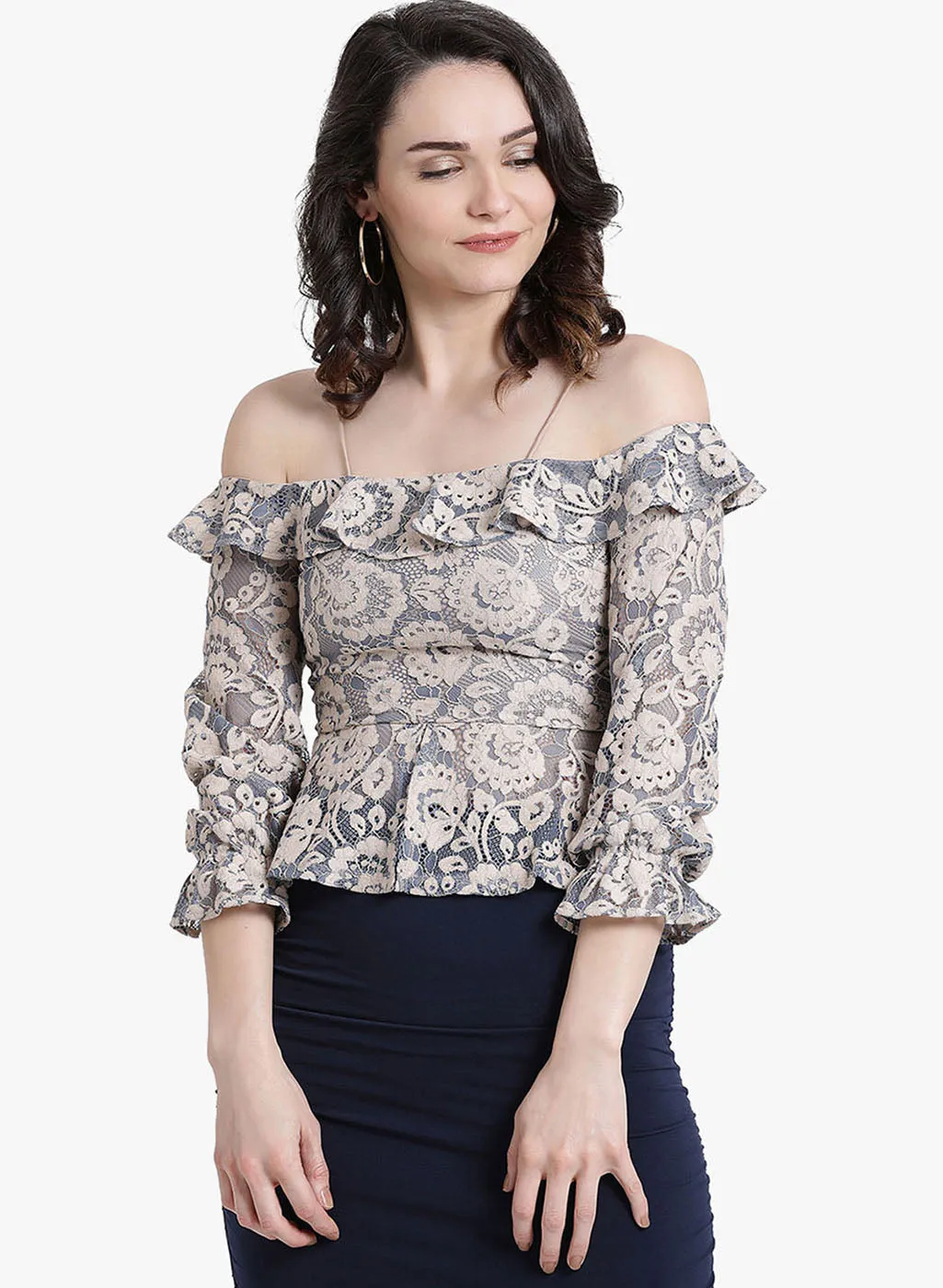 Lace Spaghetti Top