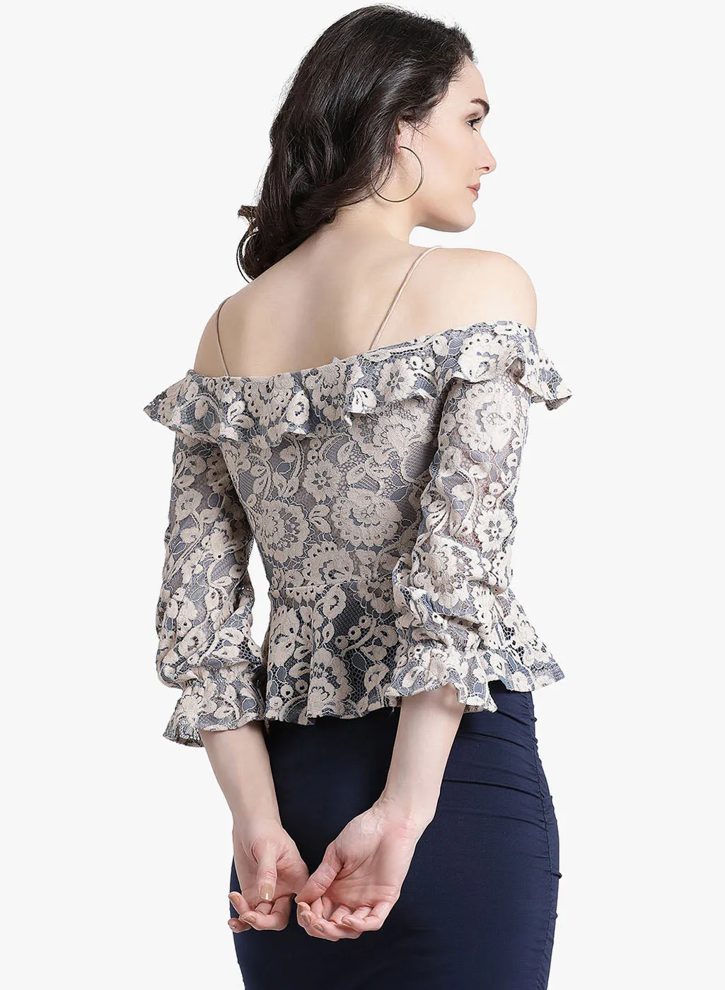 Lace Spaghetti Top