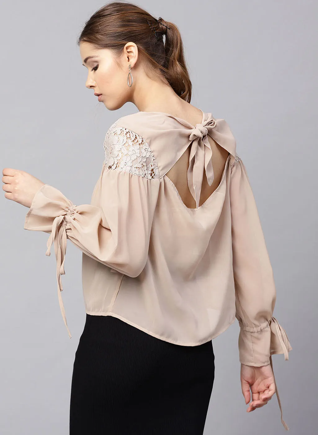 Lace Yoke Top