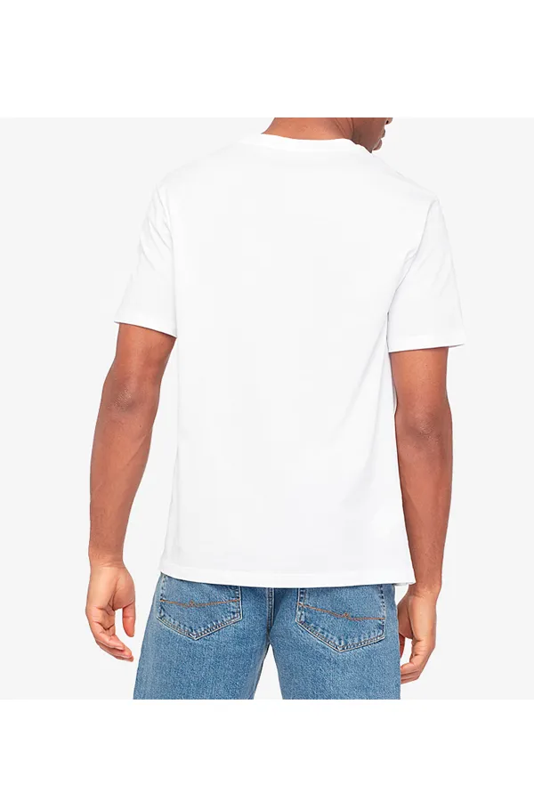 Lacoste Lounge Crocodile Tee White