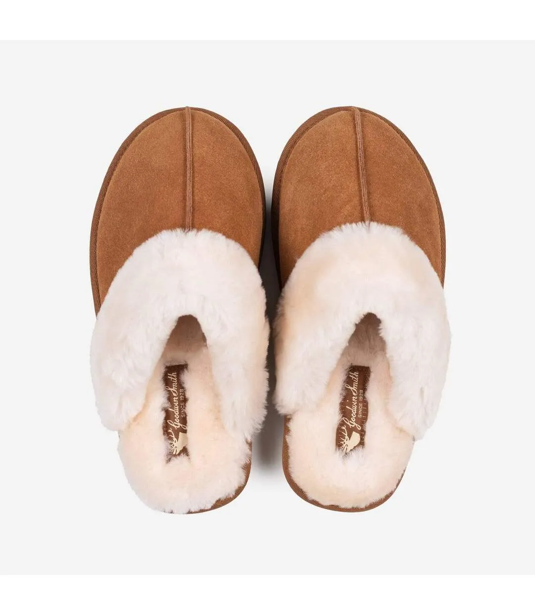 Ladies Suzie Tan Sheepskin Slipper Mule