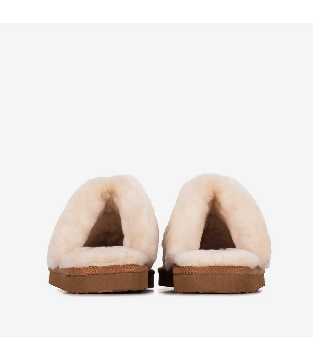 Ladies Suzie Tan Sheepskin Slipper Mule