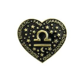 Laser Kitten Zodiac Libra Pin