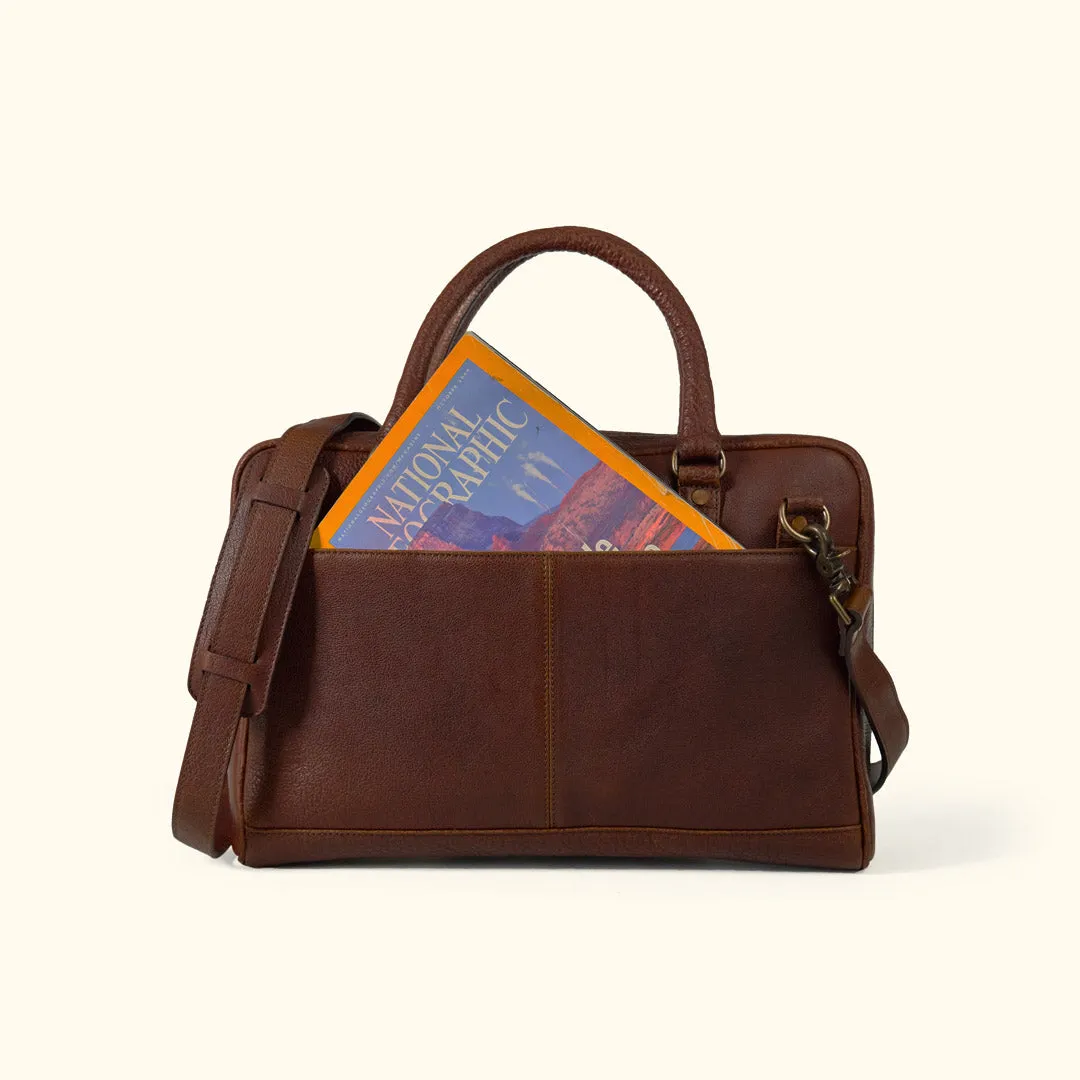 Limited Edition Roosevelt Laptop Briefcase | Buffalo Grain