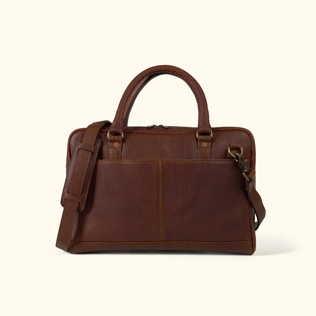 Limited Edition Roosevelt Laptop Briefcase | Buffalo Grain