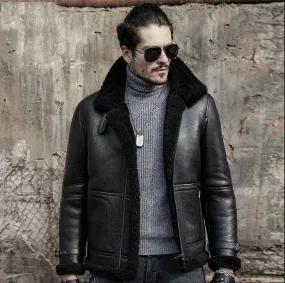 Men’s Classic B3 RAF Sheepskin Shearling Aviator Jacket