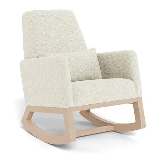 Monte Design - Quick Ship Joya Rocker - Faux Sheepskin + Maple