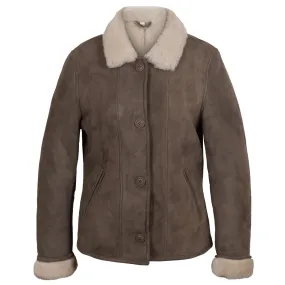 Nadia Ladies Luxury Musk Sheepskin jacket