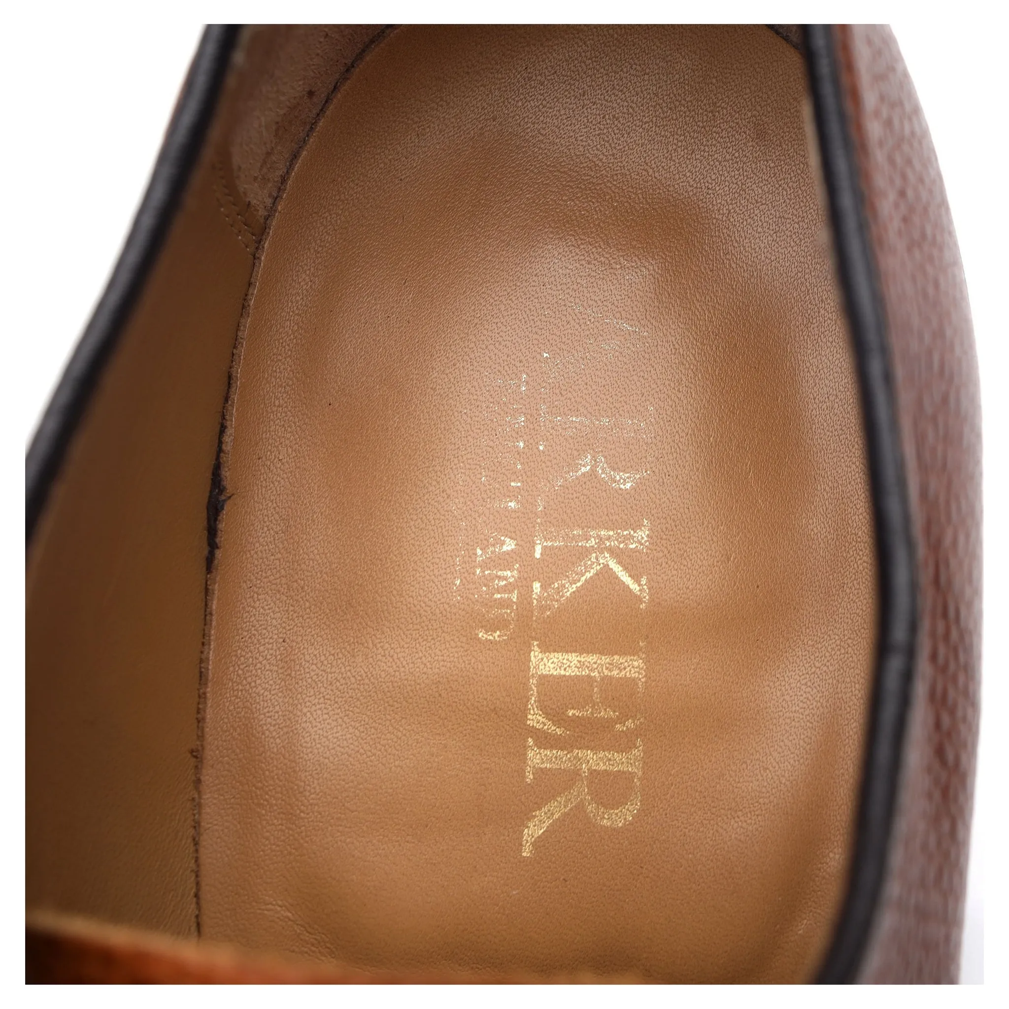 'Nairn' Tan Brown Leather Derby UK 8 F