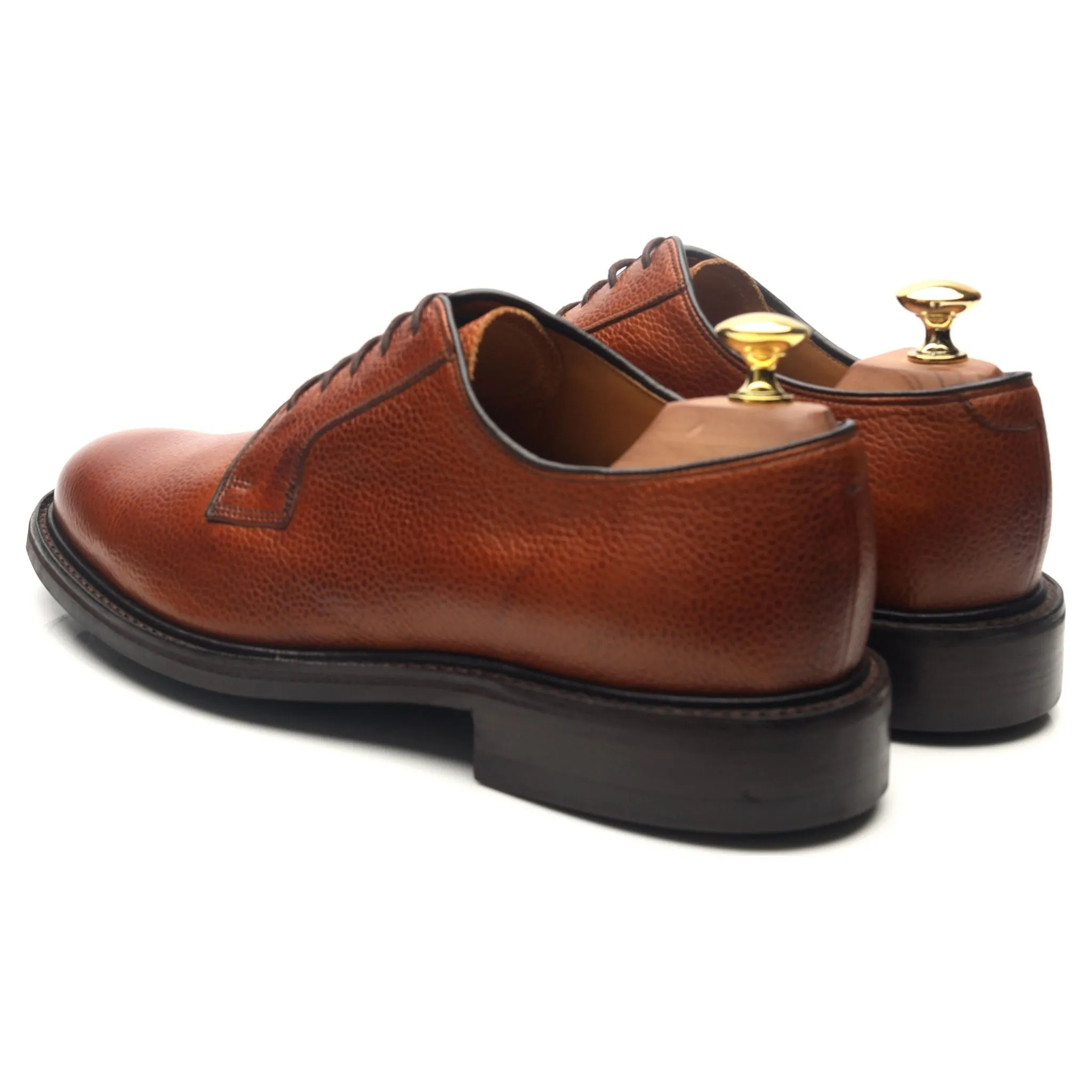 'Nairn' Tan Brown Leather Derby UK 8 F