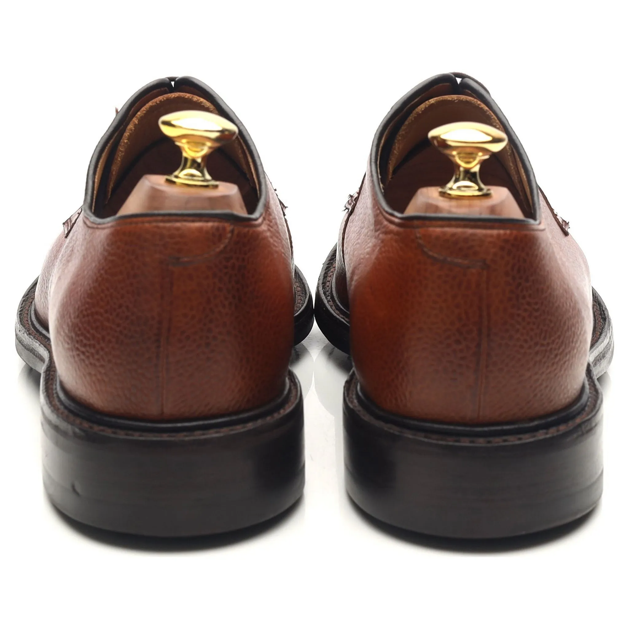 'Nairn' Tan Brown Leather Derby UK 8 F