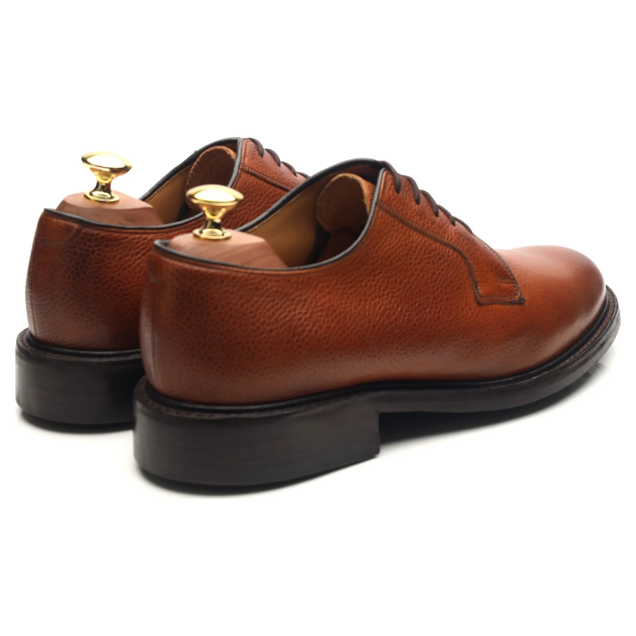 'Nairn' Tan Brown Leather Derby UK 8 F