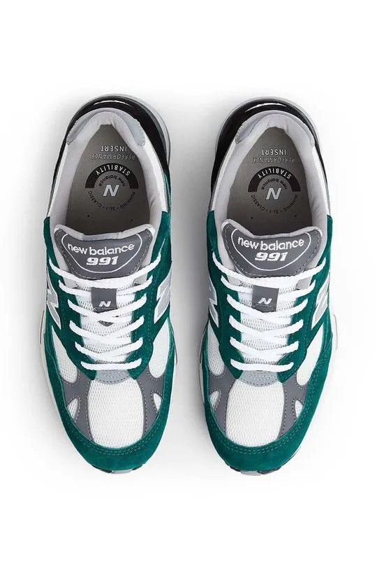 New Balance sneakers M991TLK Made in UK turquoise color