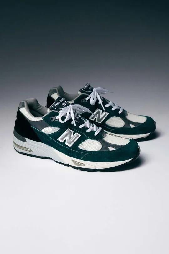 New Balance sneakers M991TLK Made in UK turquoise color