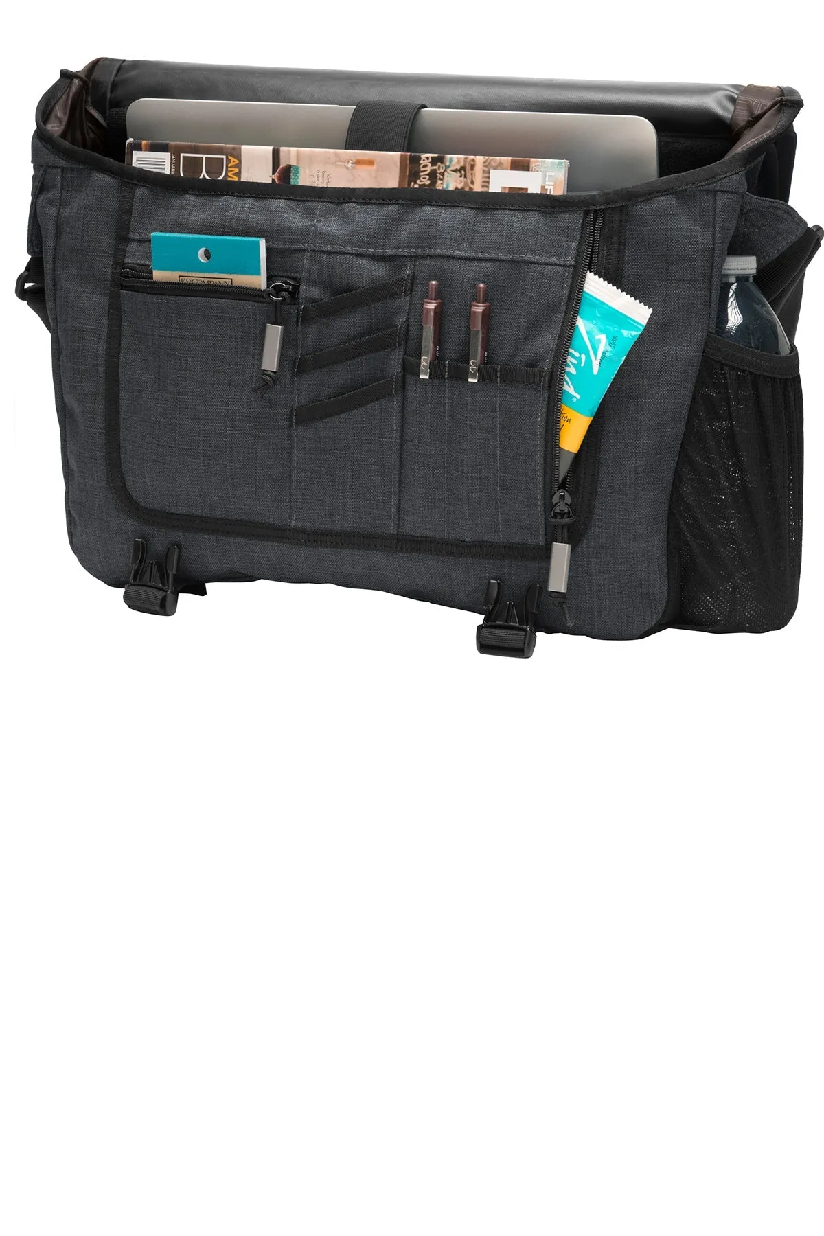 OGIO Sly Customized Messenger Bags, Heather Grey