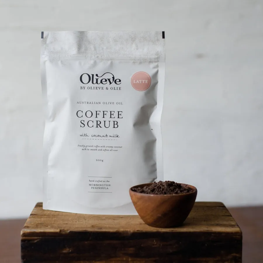 Olieve and Olie Latte Coffee Scrub