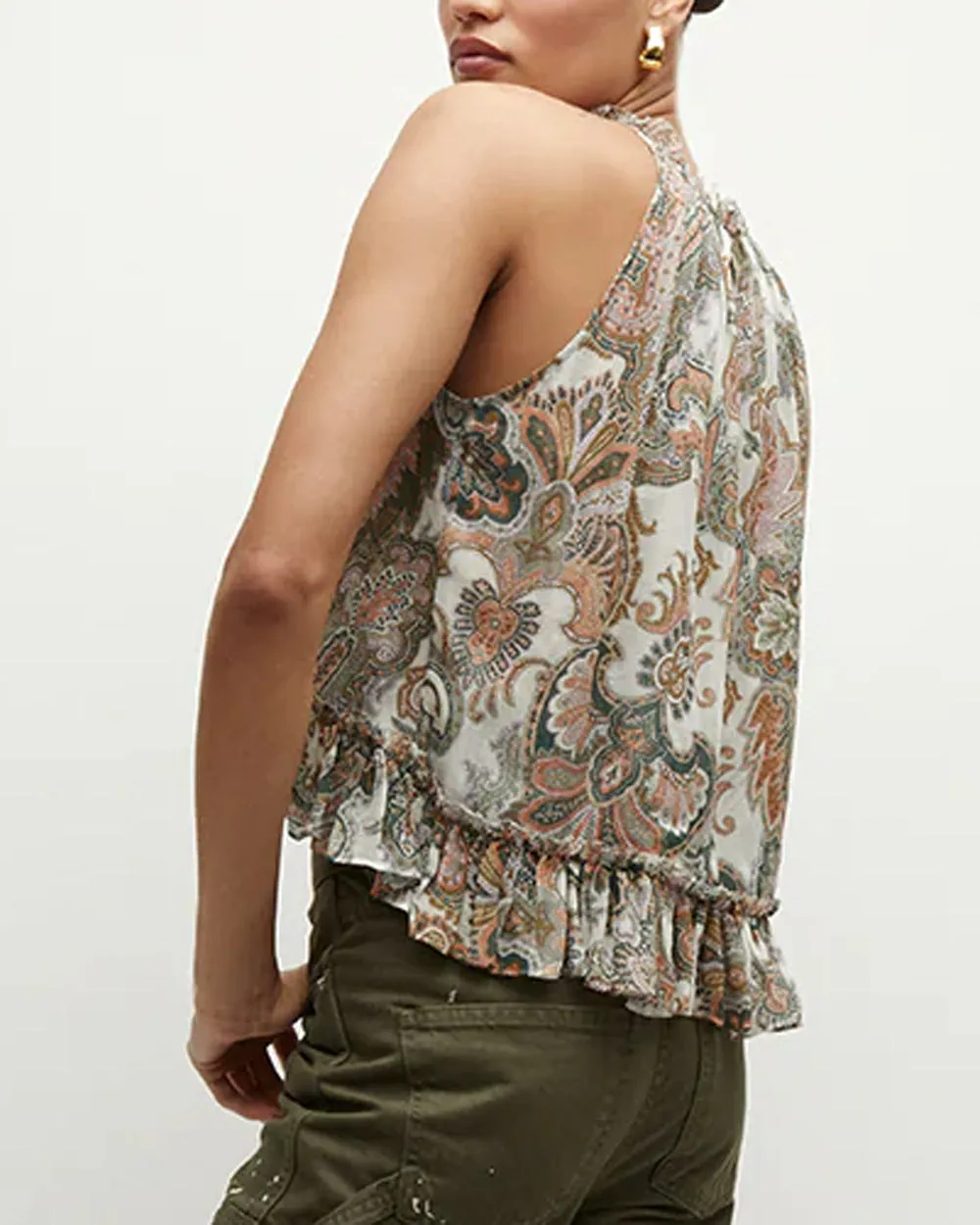 Orchid Paisley Renee Top