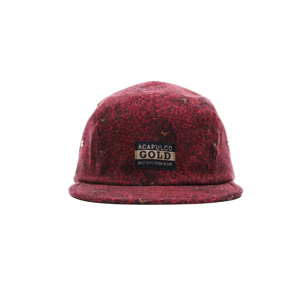 Paisley Flannel Camp Cap