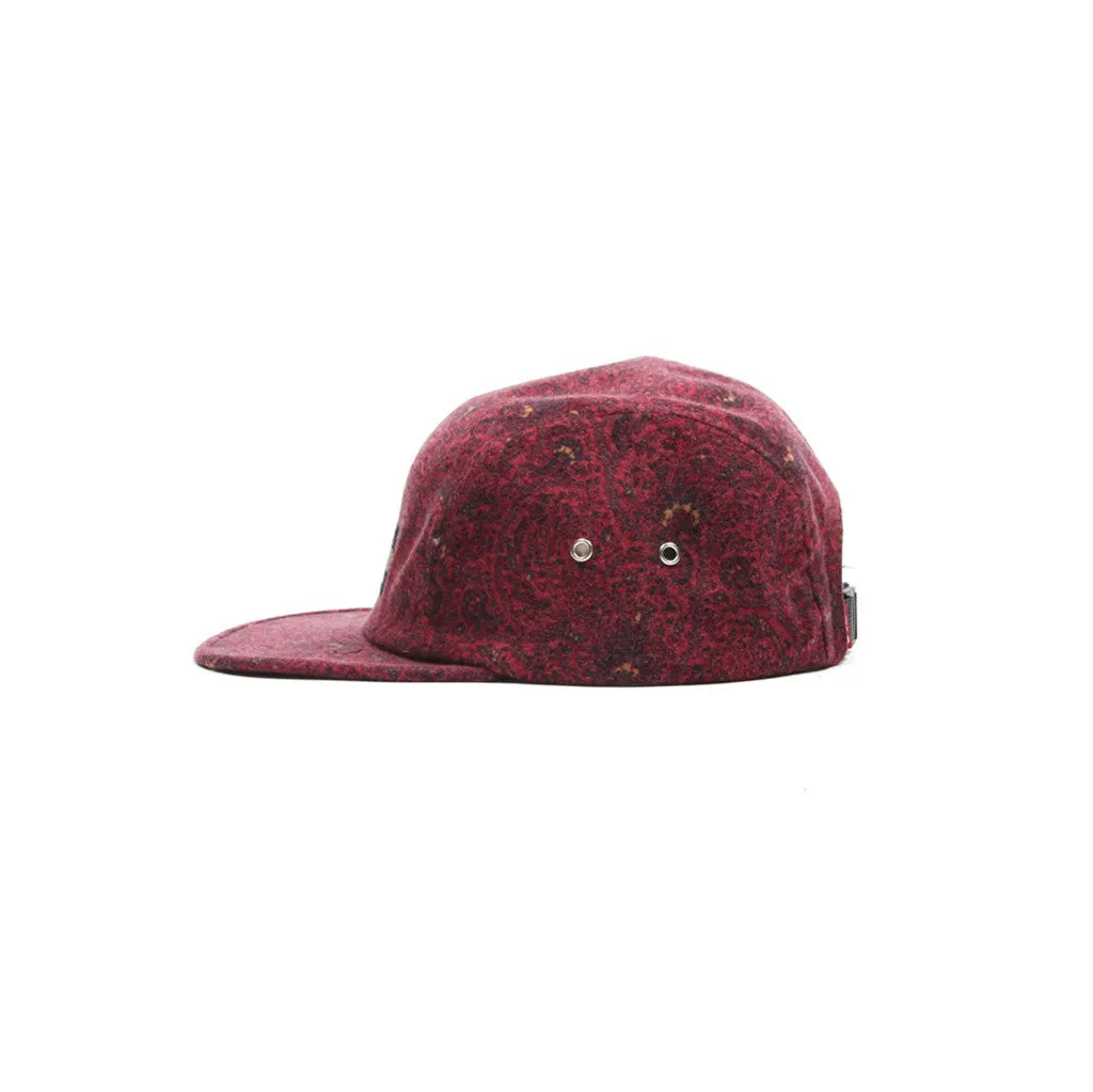 Paisley Flannel Camp Cap