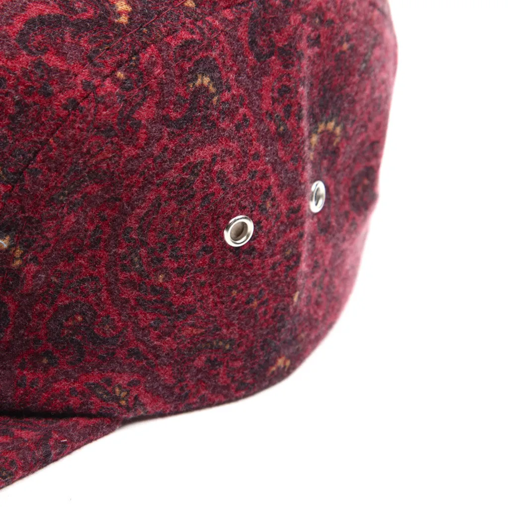 Paisley Flannel Camp Cap