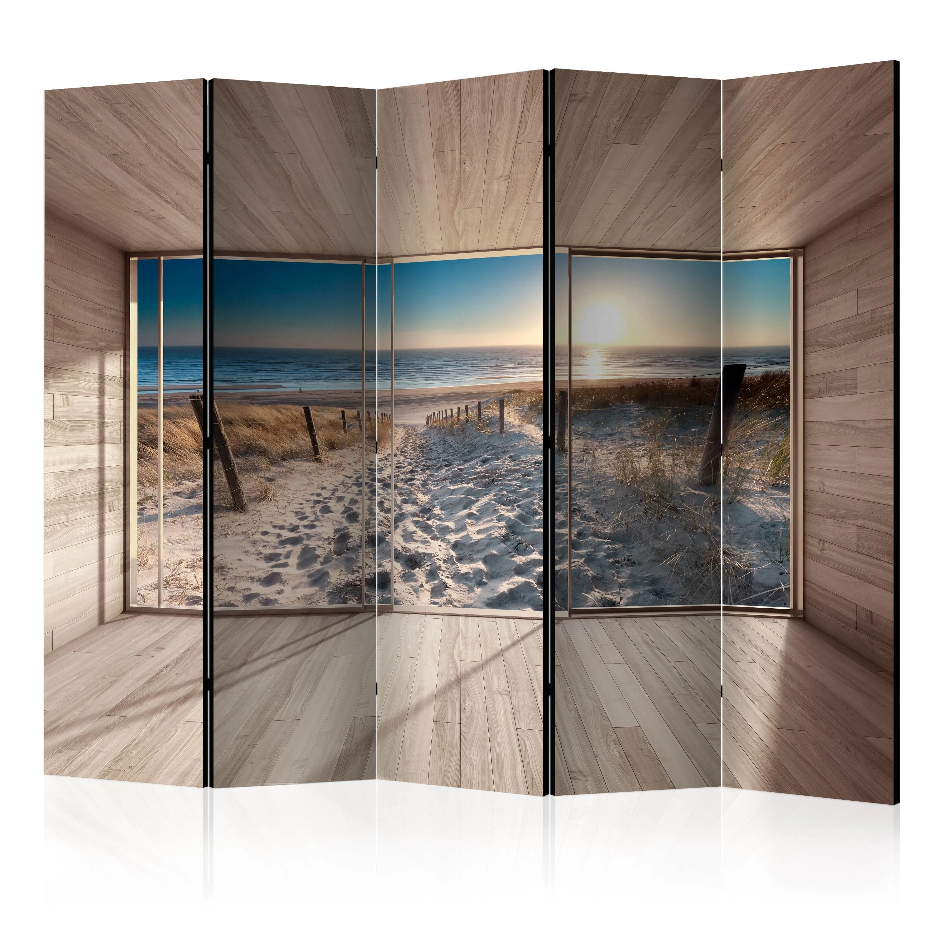 Paravento Modern Lounge: By the Sea II [Room Dividers]