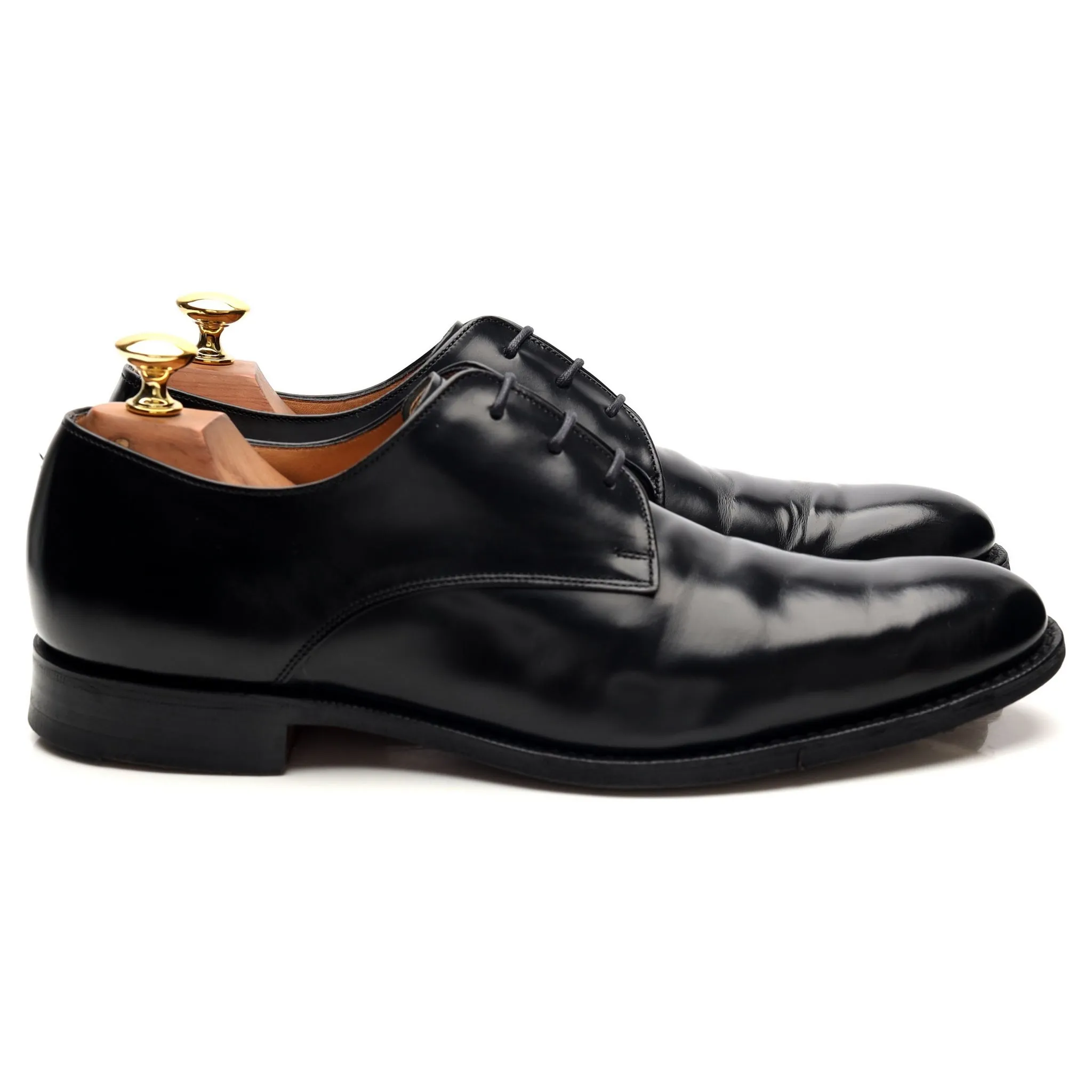 'Paris' Black Leather Derby UK 6.5 F