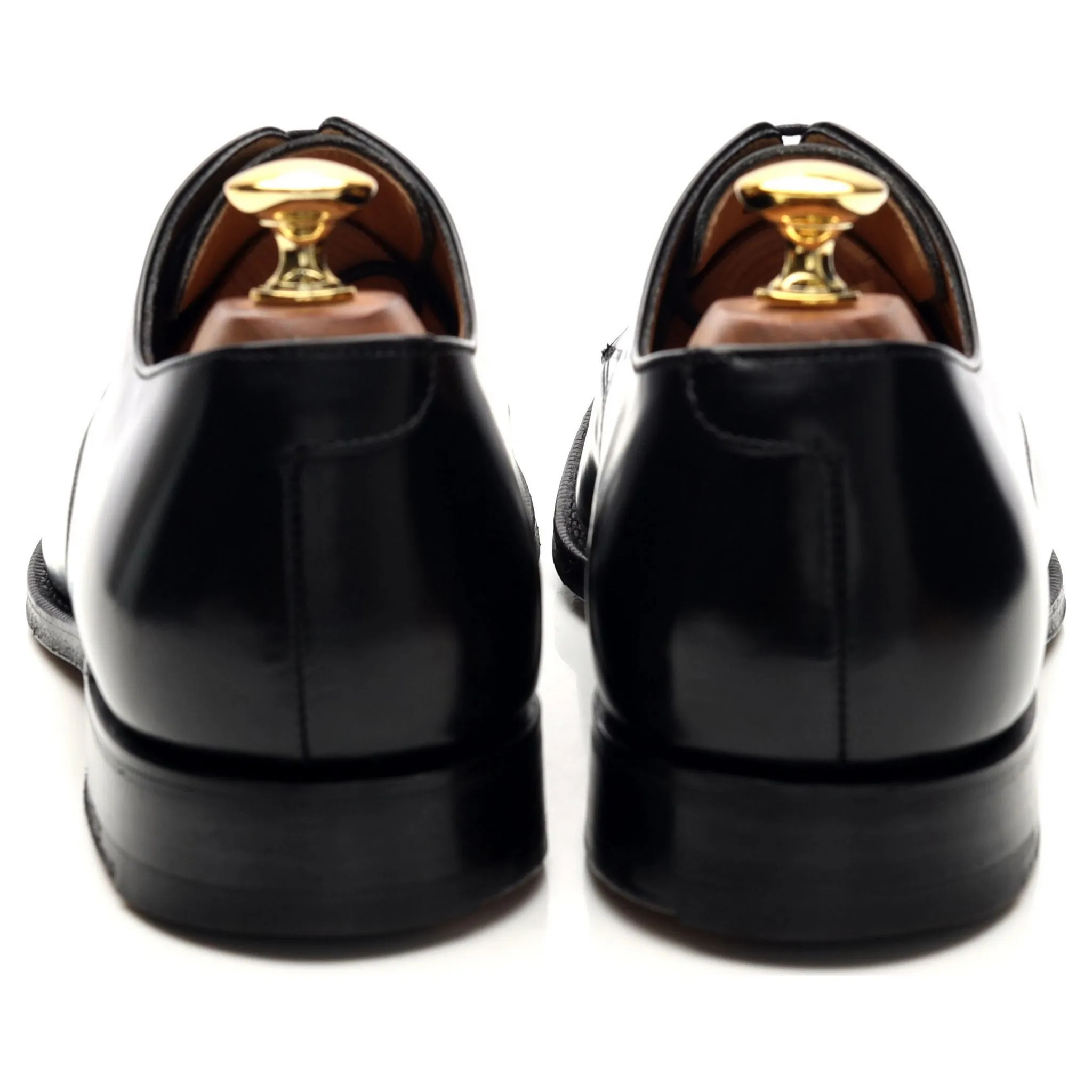 'Paris' Black Leather Derby UK 6.5 F