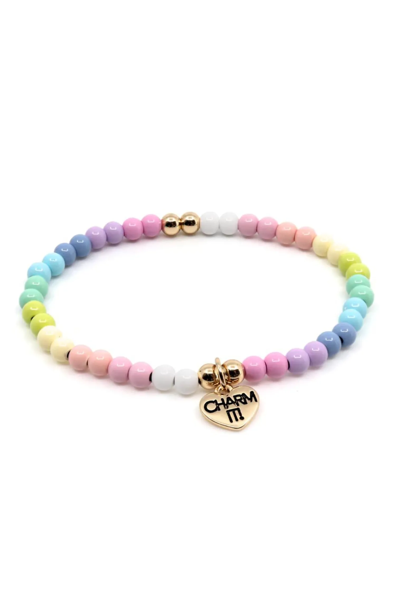 Pastel Stretch Bead Bracelet