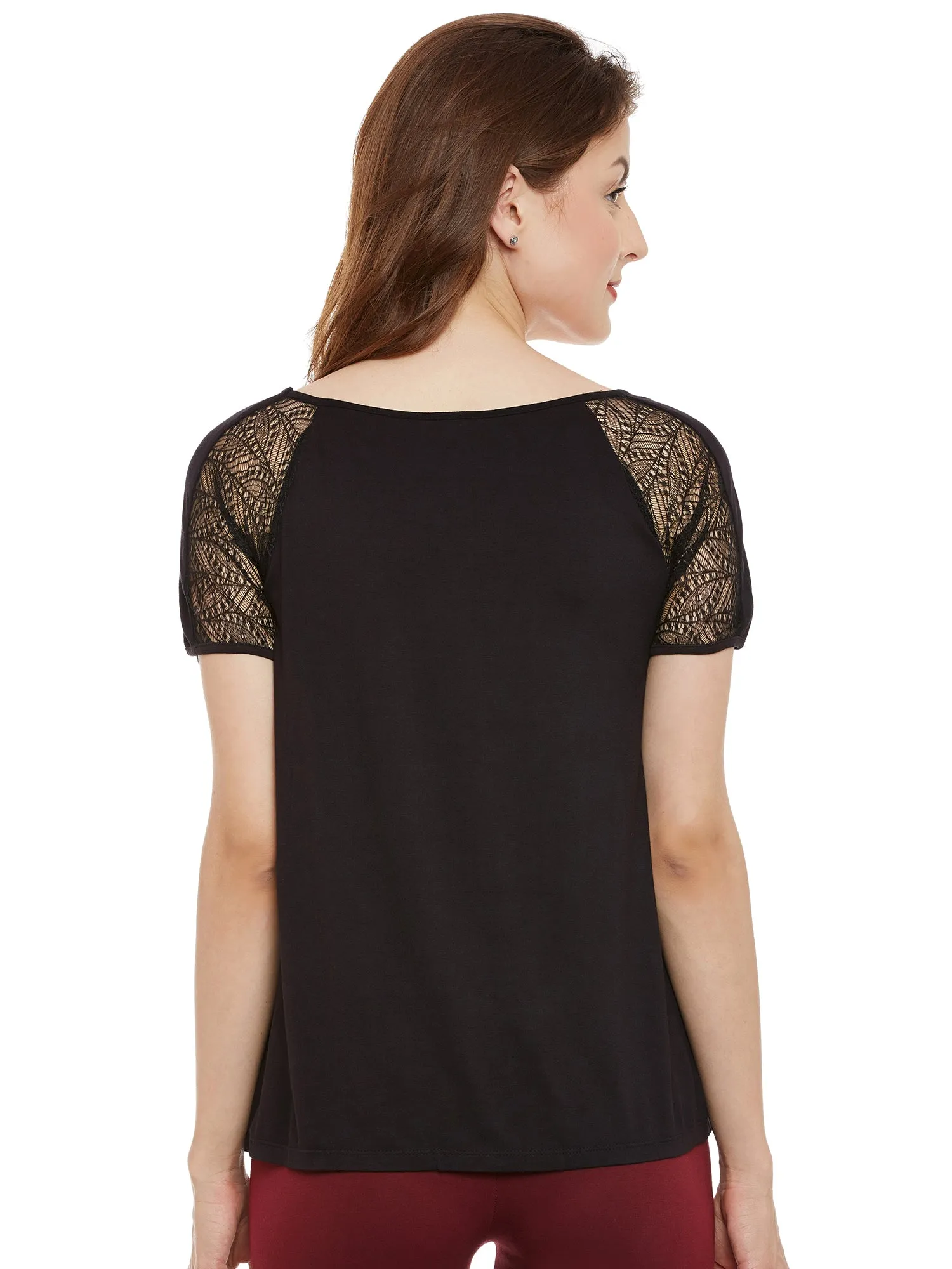 Pernia Petal Lace Sleevetshirt